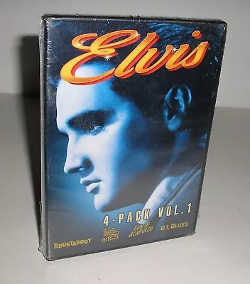 Elvis 4-Pack Vol. 1 - 4-Movies - (4-Disc DVD Set 2013) (New) • $11.99