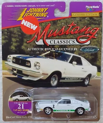 1977 COBRA II   MUSTANG CLASSICS #21 By  Johnny Lightning • $11.86