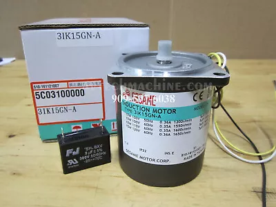 Sesame Induction Motor 3IK15GN-A 1 Phase 110V • $85