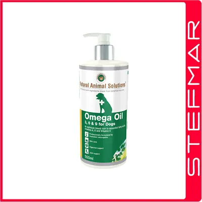 Natural Animal Solutions Omega 3 6 9 Oil For Dogs 500ml • $38.75