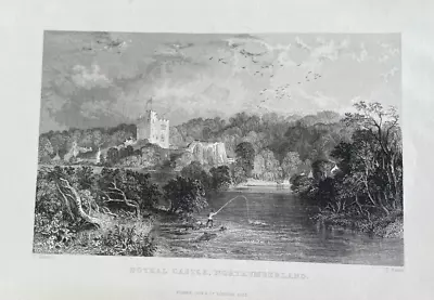 Antique Print Bothal Castle Northumberland 1835 Published By T Allom • $6.22