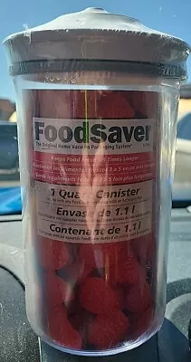 FoodSaver Vacuum Pack System 1 Quart Canister Keep Food Fresh New Factory Sealed • $22