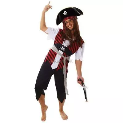 Rubie's Buccaneer Men's Pirate Fancy Dress Costume • £16.99
