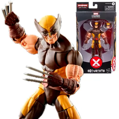 2021 Marvel X-Men Legends Tri-Sentinel BAF BROWN SUIT WOLVERINE 6  Hasbro Figure • $54.89