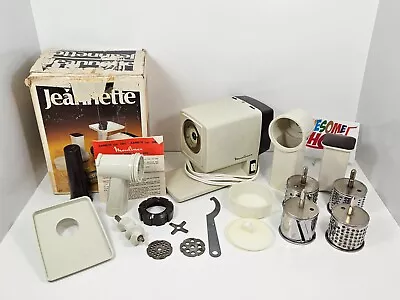 Vintage Moulinex Jeannette 244 Electric Food Processor Mincer Grater Slicer • $44.33