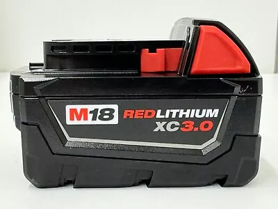 GENUINE 18V Milwaukee 48-11-1828 3.0 AH Battery M18 XC Red Lithium 18 Volt • $41.95