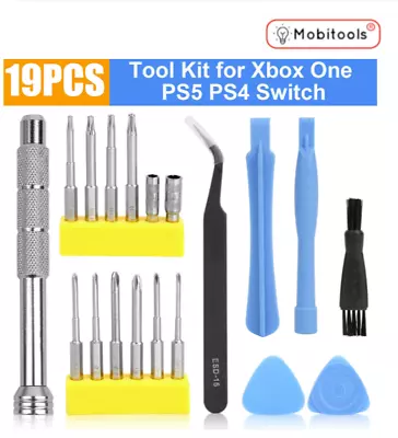 Repair Tool Set Pry Screwdriver Kit For PS5/4 Xbox One Controller Console Switch • £9.88