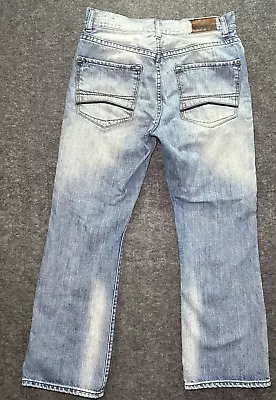 Express Jeans Kingston Mens 32x30 Classic Fit Straight Faded Distressed Boot Cut • $17.95