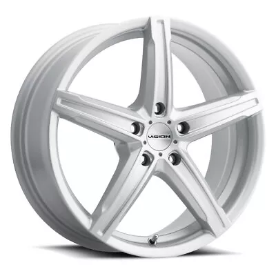 16x7 Silver Wheels Vision 469 Boost 5x114.3 38 (Set Of 4)  73.1 • $496