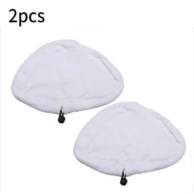 For Vax For Steam Mop Hard Floor Cleaning Pads White Pack Of 2 Easy Clean • $14.40