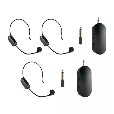 Wireless Headset Mic System For Tour Guide Yoga Classroom Fitness Instructor • £13.03