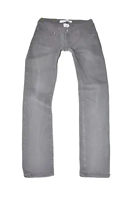 MET Women's Denim Slim Straight Leg Stretch Grey Jeans Size W31  L32  • $24.88