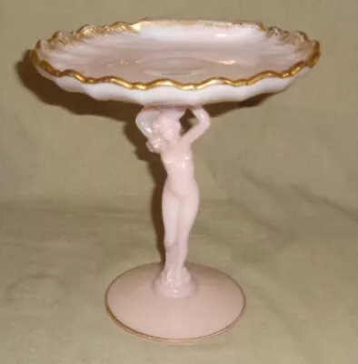 Vintage Cambridge Nude Pink Compote • $20.49