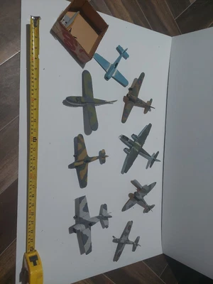 £9.99 • Buy Collection Of Vintage Job Lot Aircraft Model Kits Built Spares Repairs .. Box 6