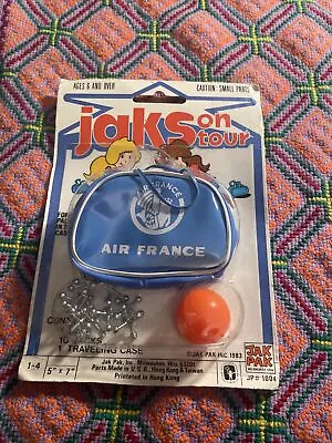 1983 Air France Promotion Metal Jacks & Ball Set Factory Sealed • $20