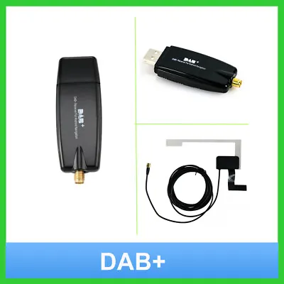 Dab Radio Receiver In Car Antenna Digital DAB+ Adapter Aux Tuner Box Audio USB • £24.83