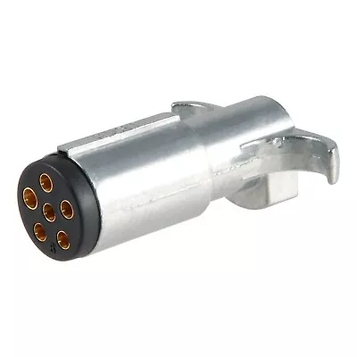 CURT 58080 6-Way Round Connector Plug (Trailer Side Diecast Metal) • $8.95