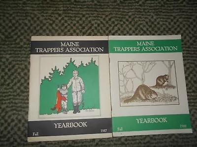Maine Trappers Assoc Vintage Yearbooks & Newsletters Trapping • $12.99