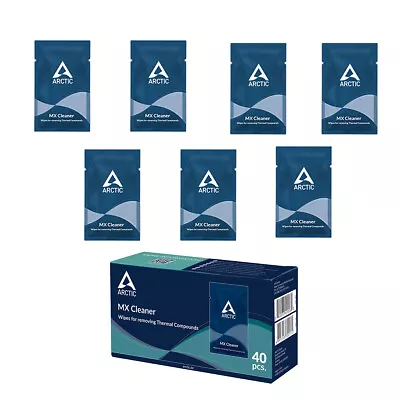 Arctic MX Cleaner Wipes For Removing CPU Thermal Paste Removal MX2 MX4 MX-5 MX-6 • £2.99