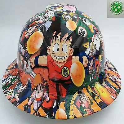 FULL BRIM Hard Hat Custom Hydro Dipped  NEW DRAGON BALL Z  HOT NEW PYRAMEX  • $49.99