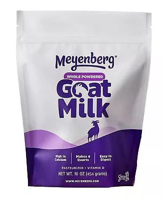 Meyenberg Whole Powdered Goat Milk 16 Ounce Resealable Pouch Gluten Free • $28.69
