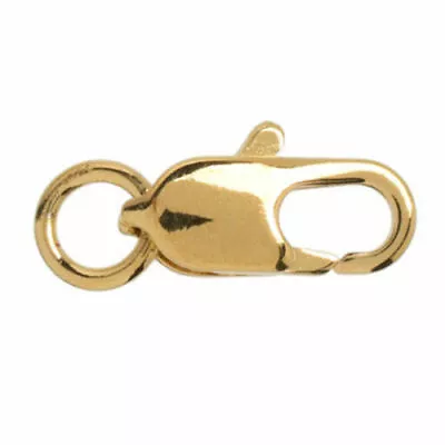 3/Pkg Small Gold Lobster Claw Clasps Gold Elegance 14K Plated 3 X 8mm • $5.05