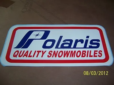 1-Vintage Looking POLARIS QUALITY SNOWMOBILES Sticker (New Vinyl) 4 X 8.5   • $6.79