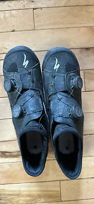 Specialized S Works Ares Road Shoe US8 EU41 UK7 Black USED NO INSOLES • $59