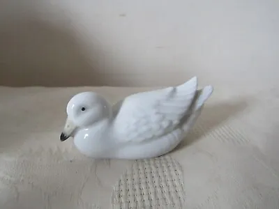 M Requena Valencia Porcelain Small Duck  Figurine Ornament 9cm Long • £9.99