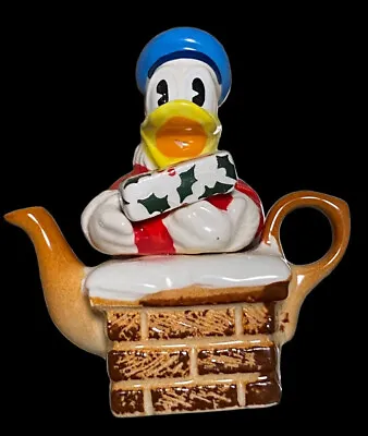 Cardew Design Christmas Teapot Disney Donald Duck Numbered New • $64.07