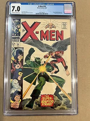 X-Men #29 Gorgeous CGC 7.0 F/VF Looks NM Super-Adaptoid Battles The Mimic 1967 • $149