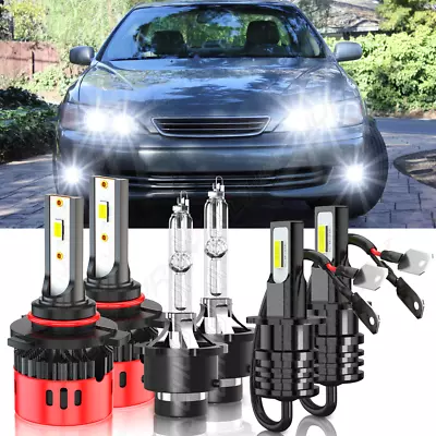 For Lexus ES300 2000 - 2003 6pcs HID/LED Headlight High Low+Fog Light Bulbs Kit • $41.99