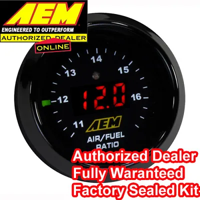 $189.98 • Buy Aem 30-4110 Wideband O2 Uego Controller Air Fuel Ratio Gauge Kit Bosch 4.9 Lsu
