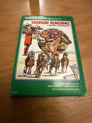 Horse Racing Intellivision Game Boxed With Manual And Overlays • £14.99