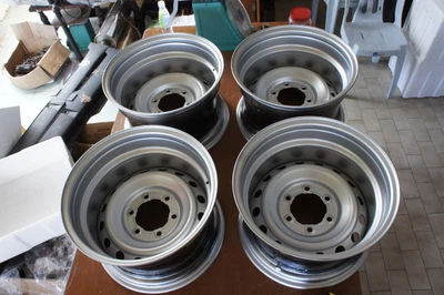 $1040.44 • Buy Custom Steelies 16  Wheels Steel 139.7x6 For Lc2 4runner Hilux Bj40 Bj60