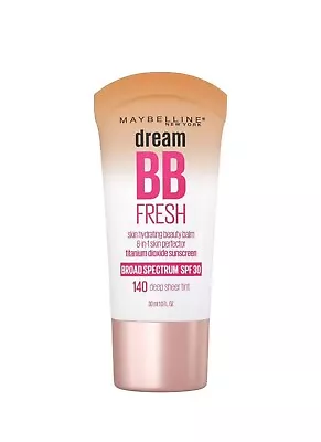 Maybelline Dream Fresh BB Cream 8 In 1 Deep Sheer Tint 140  Exp 3/23 • $0.99