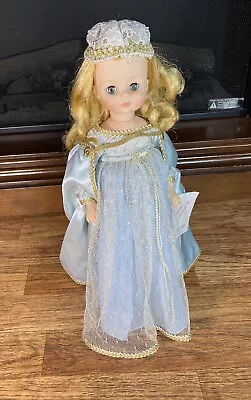 Vintage Madame Alexander Sleeping Beauty Doll In Blue Dress With Stand • $20