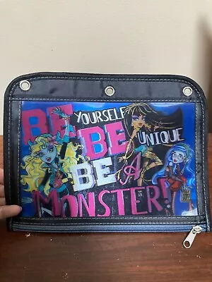 £16.71 • Buy Monster High Binder Pencil Case Lenticular Image