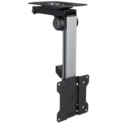 Flip Down 13  - 27  TV Ceiling Or Under Cabinet Mount Bracket With Tilt & Swivel • £24.99