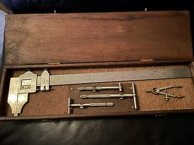 £65 • Buy Starrett Vernier Caliper 14inch / Moore Wright Tap Wrenches Etc Joblot