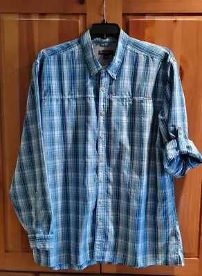 Men's Eddie Bauer Performance Outdoor Shirt With Convertible Sleeves - TALL XL • $11.69