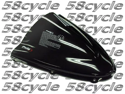 05-08 ZX6R ZX6RR ZX10R Dark Smoke PUIG Double Bubble Windshield Windscreen 4053F • $94.95