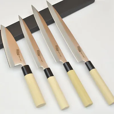 $49.50 • Buy Traditional Left Handed Japanese Deba  Or Sashimi Yanagiba Kitchen Knife Japan