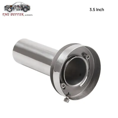 Universal Round 3.5  Stainless Exhaust Muffler Tip Silencer Adjustable Removable • $14.59