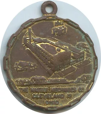 1913 Cleveland Ohio OH The Master Mechanics Co. Bronze Fob Medal  • $13.99