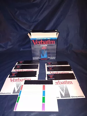 Verbatim Datalife Floppy Disks (8ct) In Original Box • $7