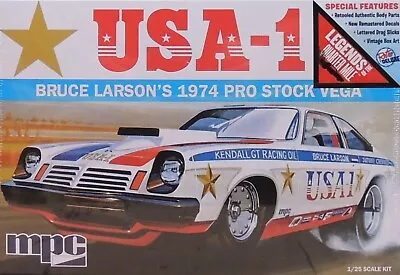 Bruce Larson's 1974 Pro Stock Vega Mpc 1:25 Scale Plastic Model Car Kit • $32.99