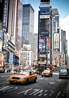 Time Square Midtown Manhattan New York City NYC Photo Photograph Poster 24x36 • $13.98