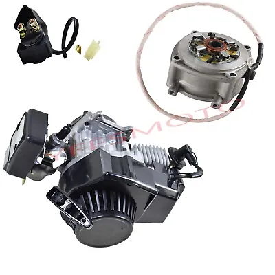 47cc 49cc 2 Stroke Engine Motor Electric Motor For ATV UTV 4 Wheeler GoCart Quad • $155.10