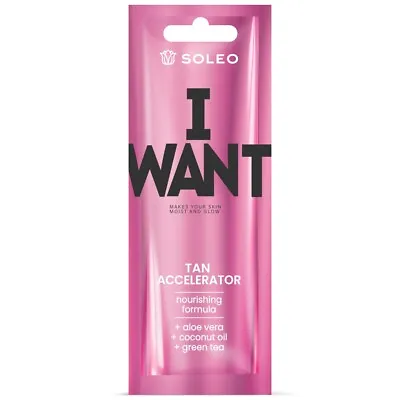£2.99 • Buy Soleo I Want Tan Accelerator Sunbed Tanning Lotion Cream